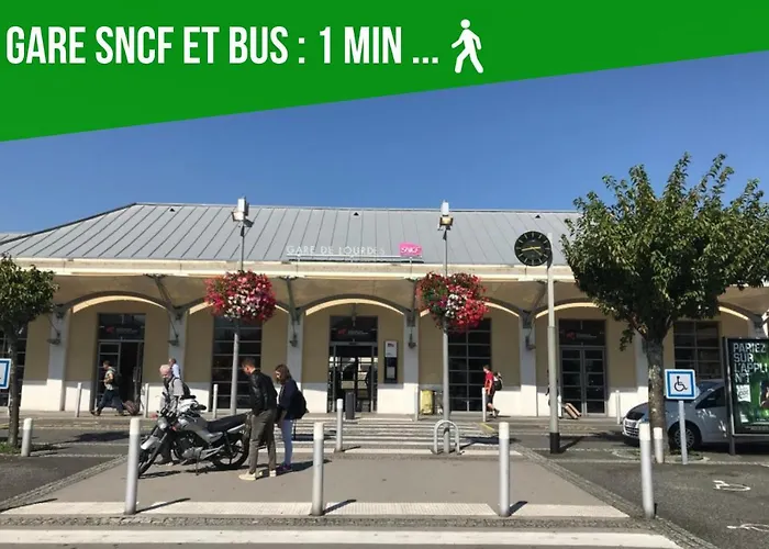 Loc Trotteur Le Pivoine Grand Confort, Gare Sncf De Apartment *
